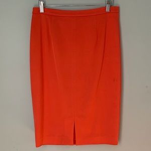 Marciano size 10 orange pencil skirt